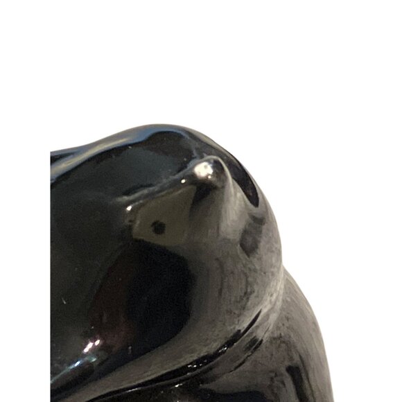 Ceramic Black Cat On Pumpkin Halloween Decor Figurine With White Ghost & "Boo" D - Picture 12 of 15